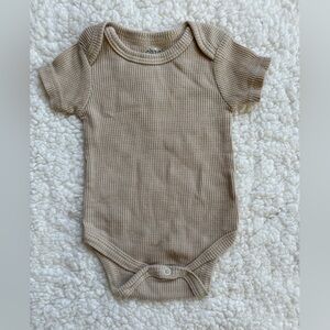 Chickpea brand Short Sleeve Waffle Knit Onesie